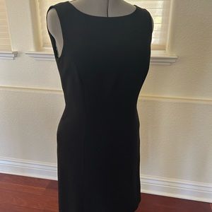 Black sheath dress. Tahari, size 10